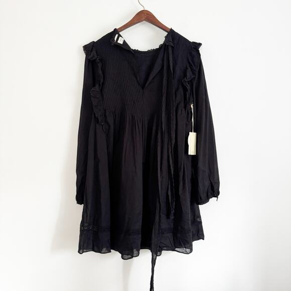 ARITZIA Wilfred Elia Dress Black Medium M - Picture 7 of 11